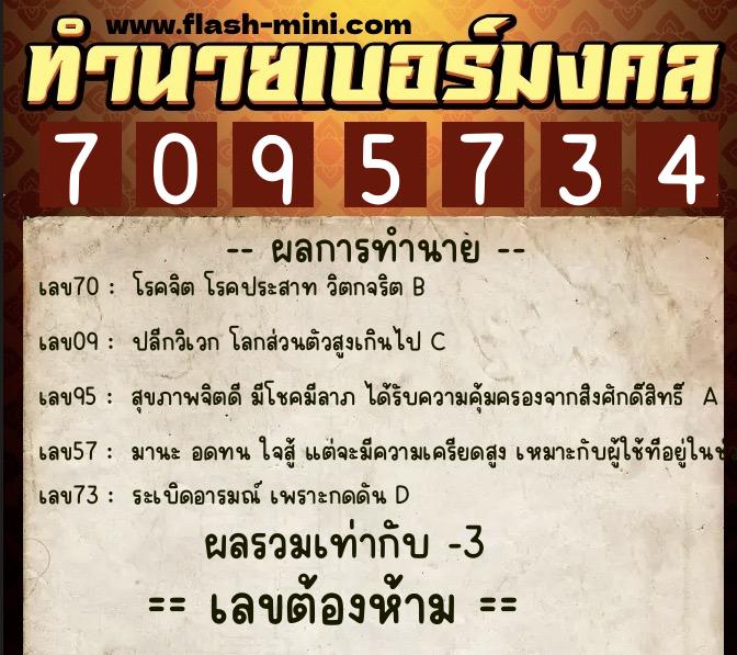 ทำนายเบอร์มงคล 0XX-7095734 ทำนายเบอร์มงคล หมายเลข 086-709573 ทำนายเบอร์มงคล 0XX-7095734 ทำนายเบอร์มงคล หมายเลข 086-709573