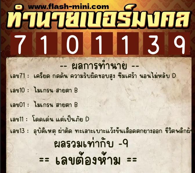 ทำนายเบอร์มงคล 0XX-7101139 ทำนายเบอร์มงคล หมายเลข 090-710113 ทำนายเบอร์มงคล 0XX-7101139 ทำนายเบอร์มงคล หมายเลข 090-710113