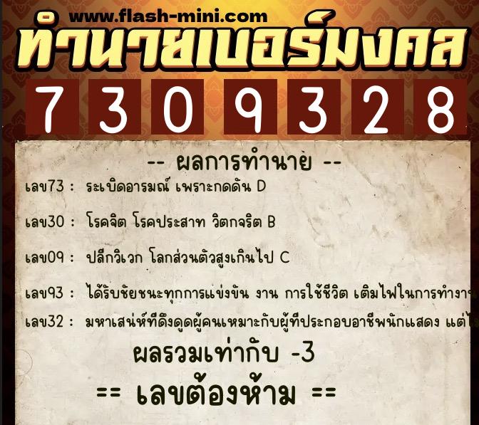 ทำนายเบอร์มงคล 0XX-7309328 ทำนายเบอร์มงคล หมายเลข 086-730932 ทำนายเบอร์มงคล 0XX-7309328 ทำนายเบอร์มงคล หมายเลข 086-730932