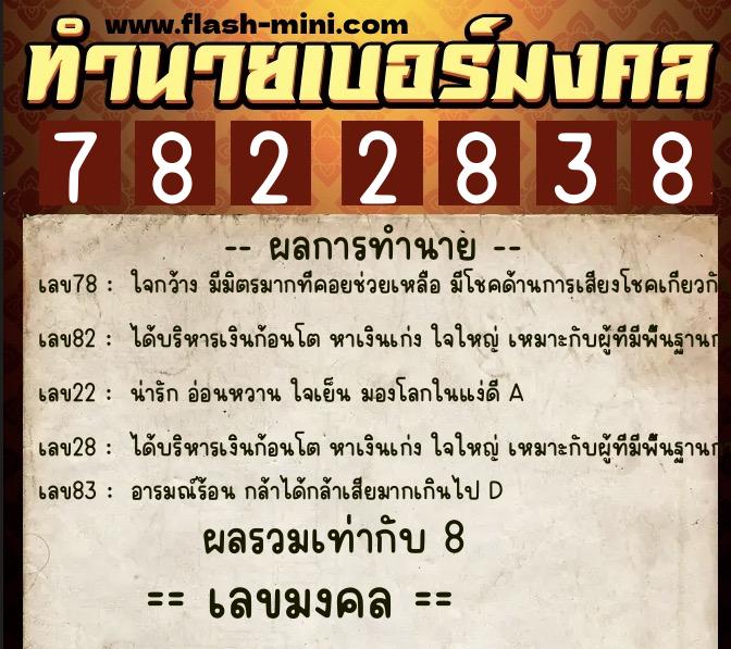 ทำนายเบอร์มงคล 0XX-7822838 ทำนายเบอร์มงคล หมายเลข 083-782283 ทำนายเบอร์มงคล 0XX-7822838 ทำนายเบอร์มงคล หมายเลข 083-782283