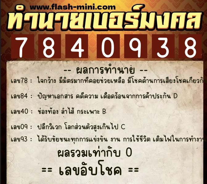 ทำนายเบอร์มงคล 0XX-7840938 ทำนายเบอร์มงคล หมายเลข 066-784093 ทำนายเบอร์มงคล 0XX-7840938 ทำนายเบอร์มงคล หมายเลข 066-784093
