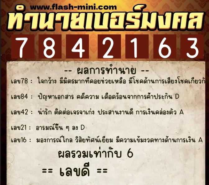 ทำนายเบอร์มงคล 0XX-7842163 ทำนายเบอร์มงคล หมายเลข 068-784216 ทำนายเบอร์มงคล 0XX-7842163 ทำนายเบอร์มงคล หมายเลข 068-784216