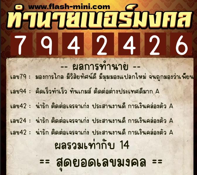 ทำนายเบอร์มงคล 0XX-7942426 ทำนายเบอร์มงคล หมายเลข 068-794242 ทำนายเบอร์มงคล 0XX-7942426 ทำนายเบอร์มงคล หมายเลข 068-794242
