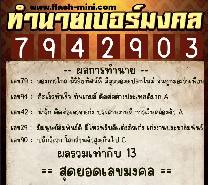 ทำนายเบอร์มงคล 0XX-7942903 ทำนายเบอร์มงคล หมายเลข 060-794290 ทำนายเบอร์มงคล 0XX-7942903 ทำนายเบอร์มงคล หมายเลข 060-794290