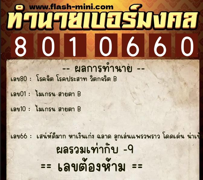 ทำนายเบอร์มงคล 0XX-8010660 ทำนายเบอร์มงคล หมายเลข 097-801066 ทำนายเบอร์มงคล 0XX-8010660 ทำนายเบอร์มงคล หมายเลข 097-801066