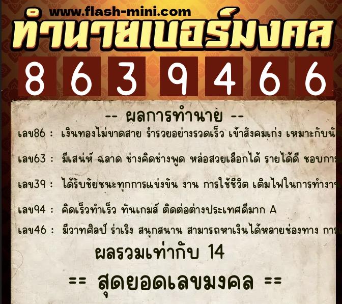 ทำนายเบอร์มงคล 0XX-8639466 ทำนายเบอร์มงคล หมายเลข 096-863946 ทำนายเบอร์มงคล 0XX-8639466 ทำนายเบอร์มงคล หมายเลข 096-863946