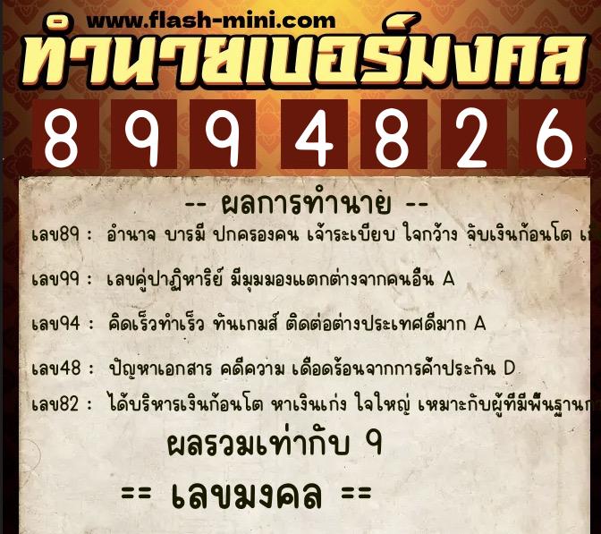 ทำนายเบอร์มงคล 0XX-8994826 ทำนายเบอร์มงคล หมายเลข 084-899482 ทำนายเบอร์มงคล 0XX-8994826 ทำนายเบอร์มงคล หมายเลข 084-899482