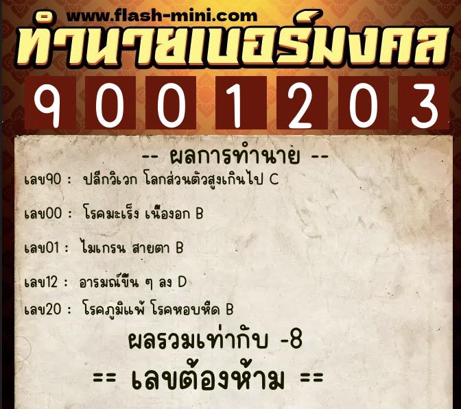 ทำนายเบอร์มงคล 0XX-9001203 ทำนายเบอร์มงคล หมายเลข 080-900120 ทำนายเบอร์มงคล 0XX-9001203 ทำนายเบอร์มงคล หมายเลข 080-900120