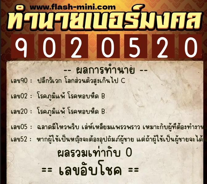 ทำนายเบอร์มงคล 0XX-9020520 ทำนายเบอร์มงคล หมายเลข 063-902052 ทำนายเบอร์มงคล 0XX-9020520 ทำนายเบอร์มงคล หมายเลข 063-902052
