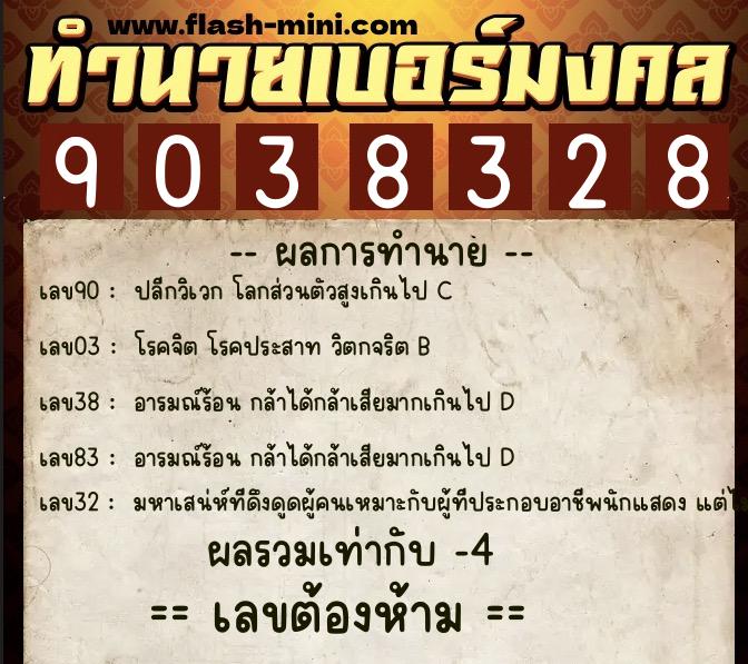 ทำนายเบอร์มงคล 0XX-9038328 ทำนายเบอร์มงคล หมายเลข 069-903832 ทำนายเบอร์มงคล 0XX-9038328 ทำนายเบอร์มงคล หมายเลข 069-903832