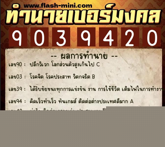 ทำนายเบอร์มงคล 0XX-9039420 ทำนายเบอร์มงคล หมายเลข 096-903942 ทำนายเบอร์มงคล 0XX-9039420 ทำนายเบอร์มงคล หมายเลข 096-903942