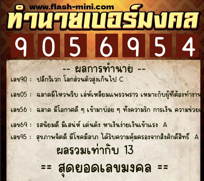 ทำนายเบอร์มงคล 0XX-9056954 ทำนายเบอร์มงคล หมายเลข 069-905695 ทำนายเบอร์มงคล 0XX-9056954 ทำนายเบอร์มงคล หมายเลข 069-905695