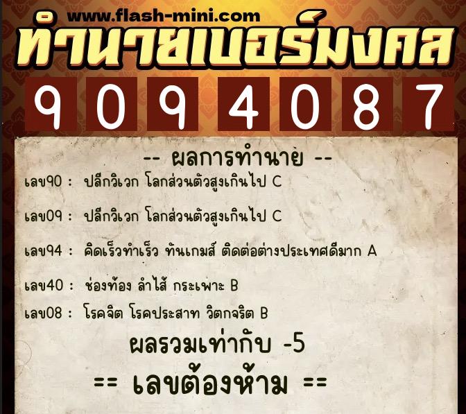 ทำนายเบอร์มงคล 0XX-9094087 ทำนายเบอร์มงคล หมายเลข 096-909408 ทำนายเบอร์มงคล 0XX-9094087 ทำนายเบอร์มงคล หมายเลข 096-909408