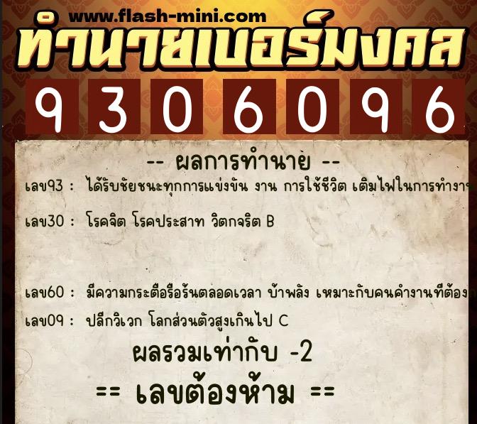 ทำนายเบอร์มงคล 0XX-9306096 ทำนายเบอร์มงคล หมายเลข 088-930609 ทำนายเบอร์มงคล 0XX-9306096 ทำนายเบอร์มงคล หมายเลข 088-930609