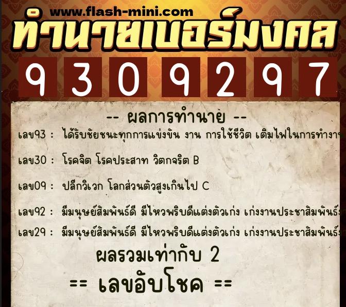 ทำนายเบอร์มงคล 0XX-9309297 ทำนายเบอร์มงคล หมายเลข 094-930929 ทำนายเบอร์มงคล 0XX-9309297 ทำนายเบอร์มงคล หมายเลข 094-930929