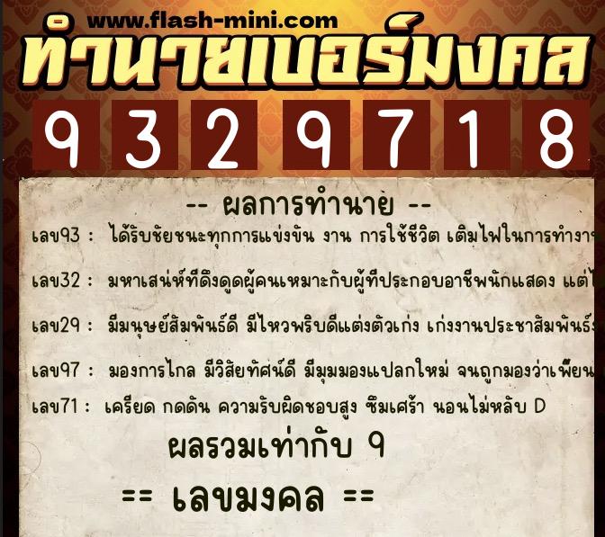 ทำนายเบอร์มงคล 0XX-9329718 ทำนายเบอร์มงคล หมายเลข 091-932971 ทำนายเบอร์มงคล 0XX-9329718 ทำนายเบอร์มงคล หมายเลข 091-932971