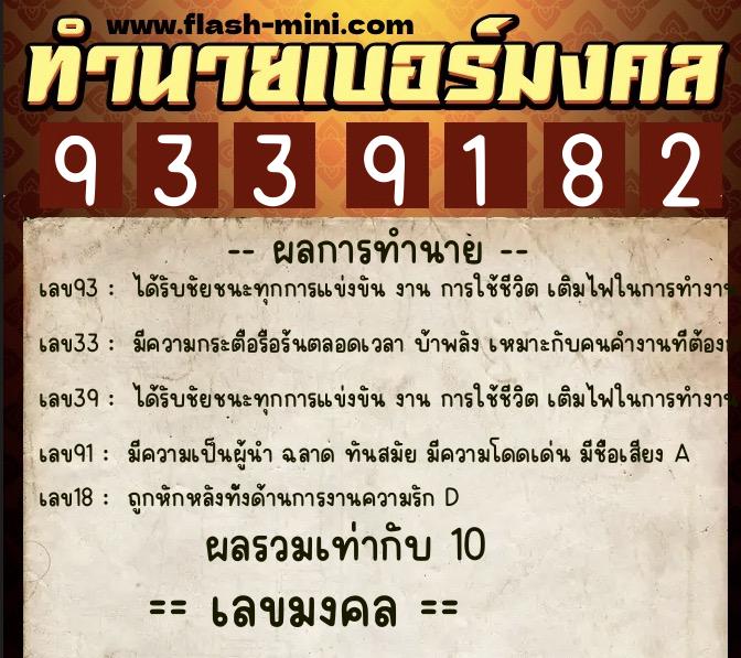 ทำนายเบอร์มงคล 0XX-9339182 ทำนายเบอร์มงคล หมายเลข 085-933918 ทำนายเบอร์มงคล 0XX-9339182 ทำนายเบอร์มงคล หมายเลข 085-933918