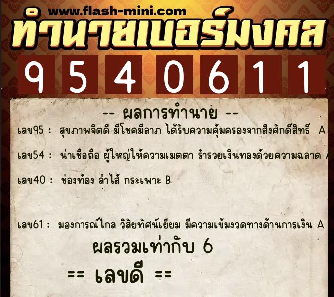 ทำนายเบอร์มงคล 0XX-9540611 ทำนายเบอร์มงคล หมายเลข 084-954061 ทำนายเบอร์มงคล 0XX-9540611 ทำนายเบอร์มงคล หมายเลข 084-954061