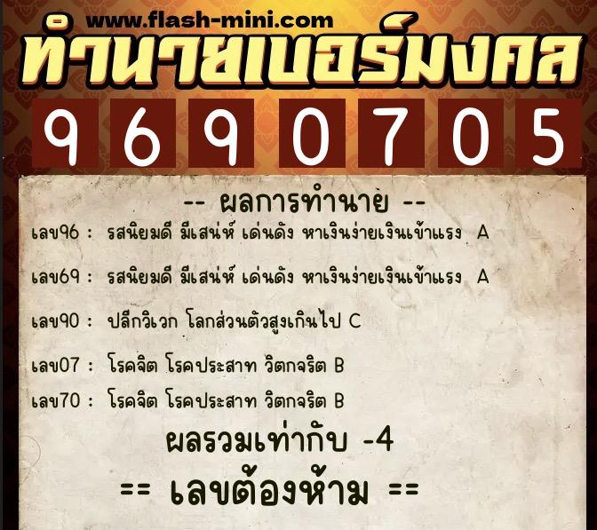 ทำนายเบอร์มงคล 0XX-9690705 ทำนายเบอร์มงคล หมายเลข 085-969070 ทำนายเบอร์มงคล 0XX-9690705 ทำนายเบอร์มงคล หมายเลข 085-969070