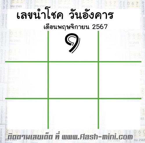  เลขเด็ดวันอังคาร เดือนพฤษจิกายน  ปี2566 