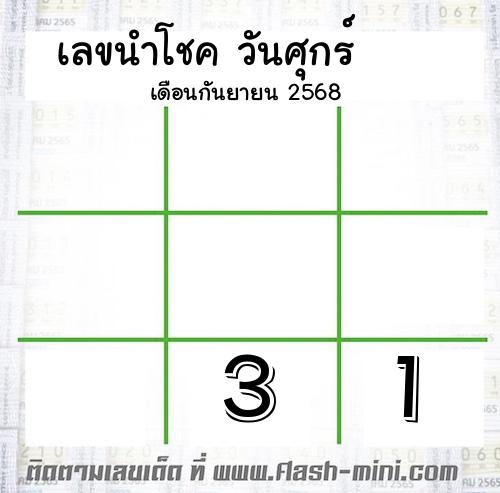  เลขเด็ดวันเสาร์ เดือนกันยายน  ปี2565 